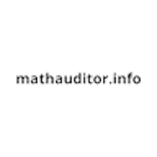 Math Auditor's blog