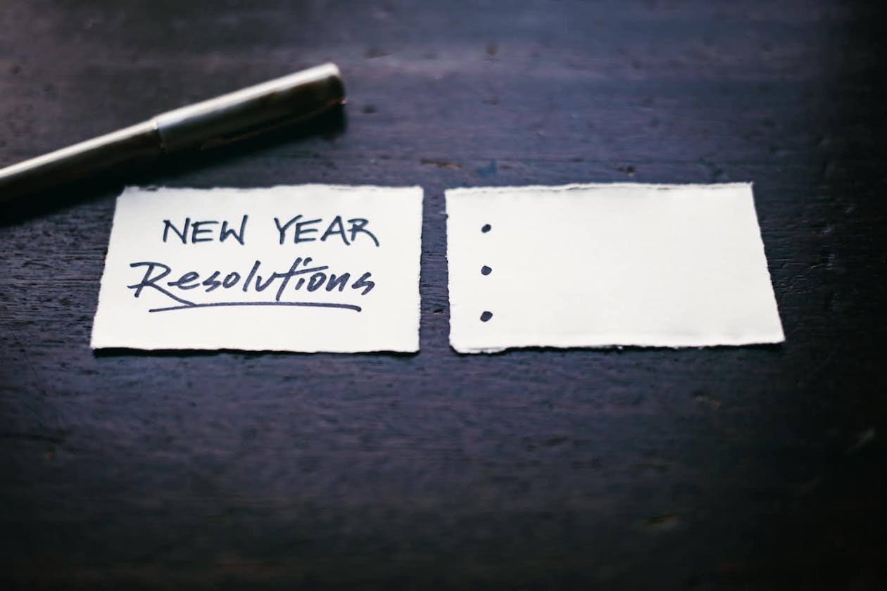 What are the things on your new year's resolution list?