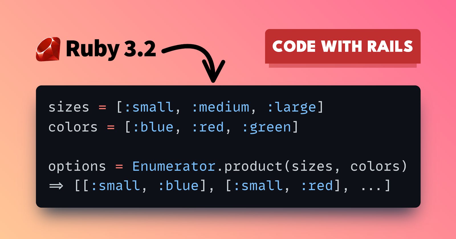 Ruby 3.2 introduces Enumerator::product