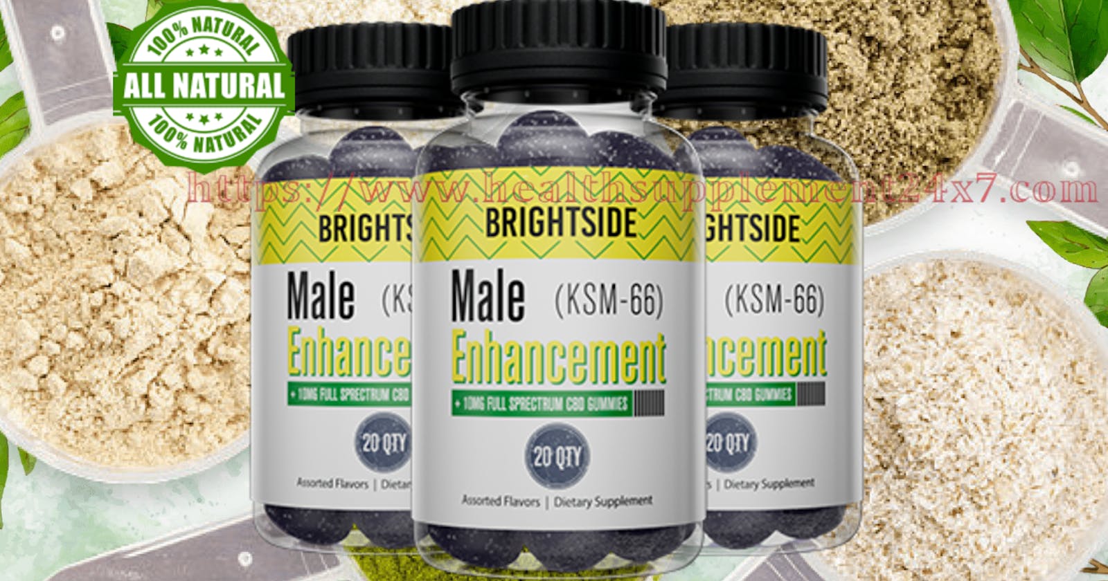 BrightSide Male Enhancement Gummies #1 Formula Booster For Increase Sex Drive & Arousal With a Bigger Appetite(REAL OR HOAX)
