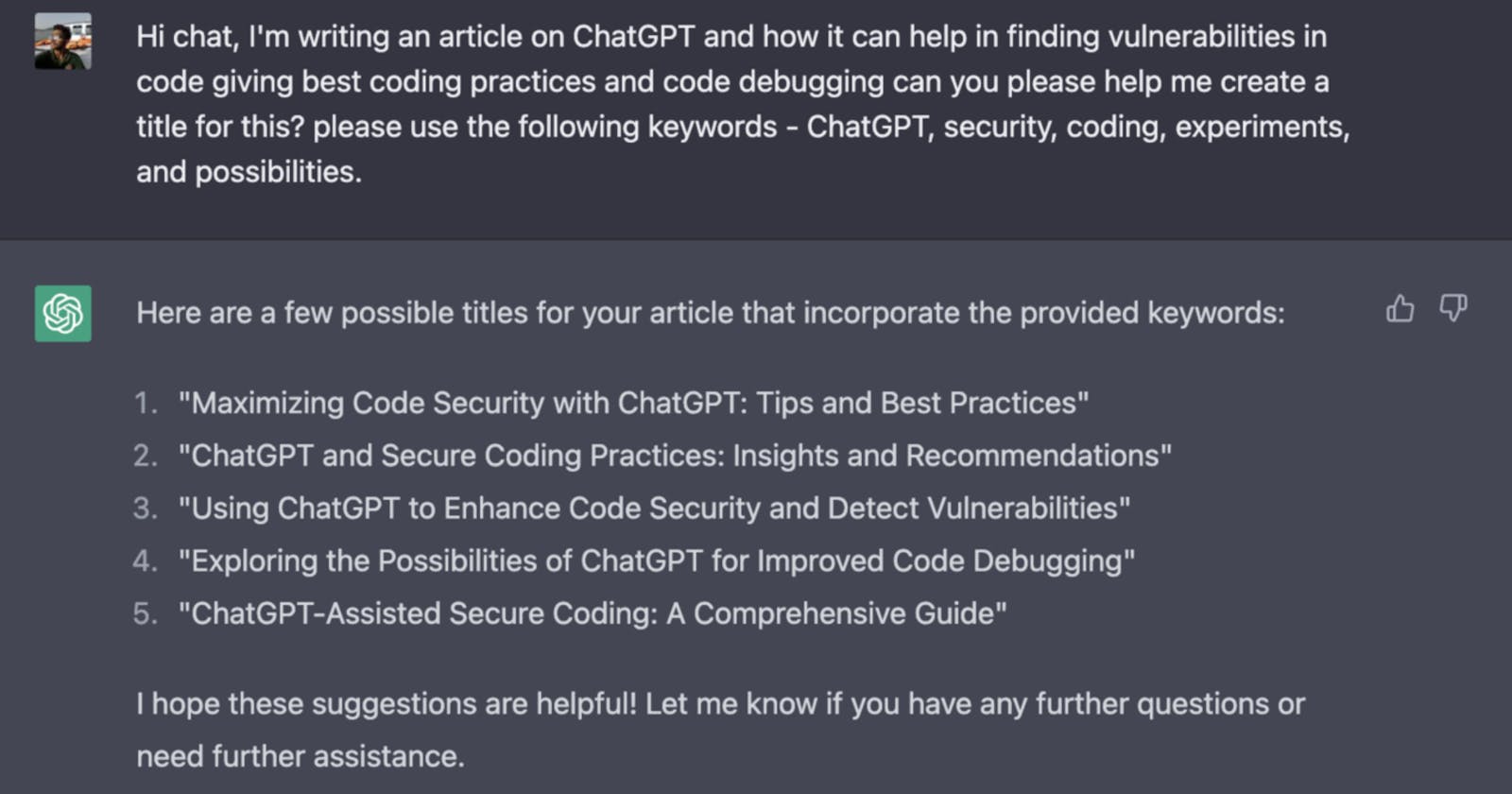 ChatGPT: Enhancing Code Security and Detect Vulnerabilities