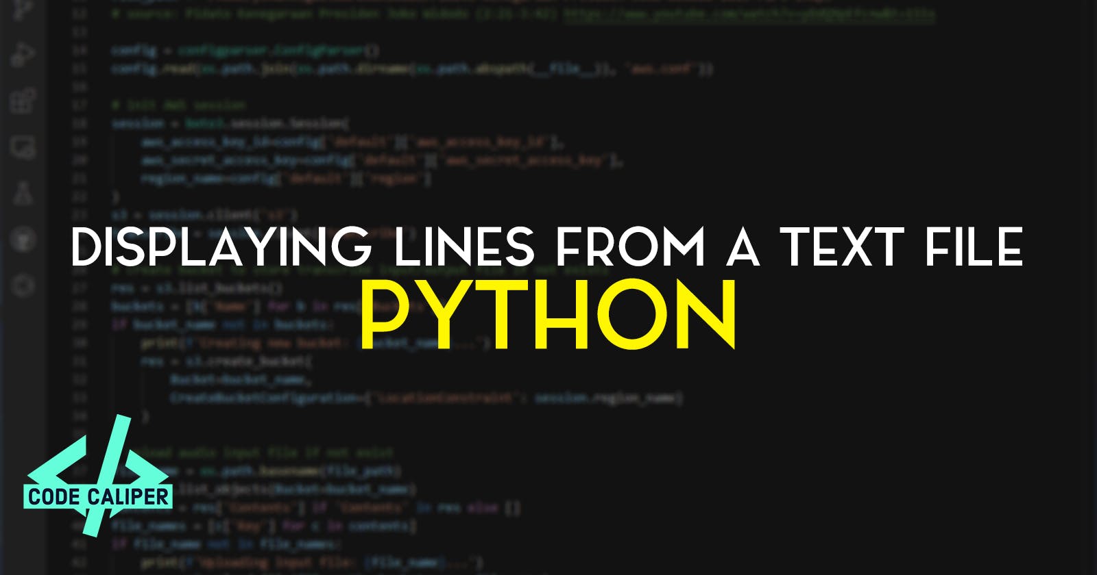Displaying Lines from a Text File in Python