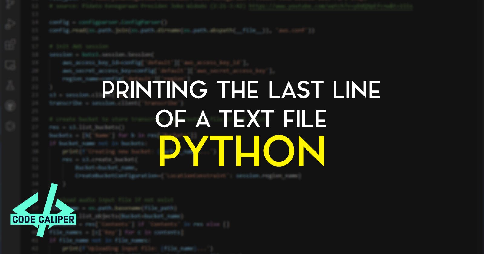 Printing the Last Line of a Text File in Python