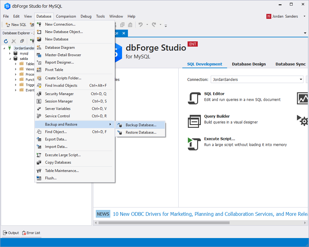 An Ultimate Guide on MariaDB and MySQL Database Backup | dbForge Studio for MySQL