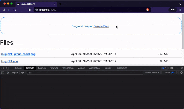 File Drop Checkpoint