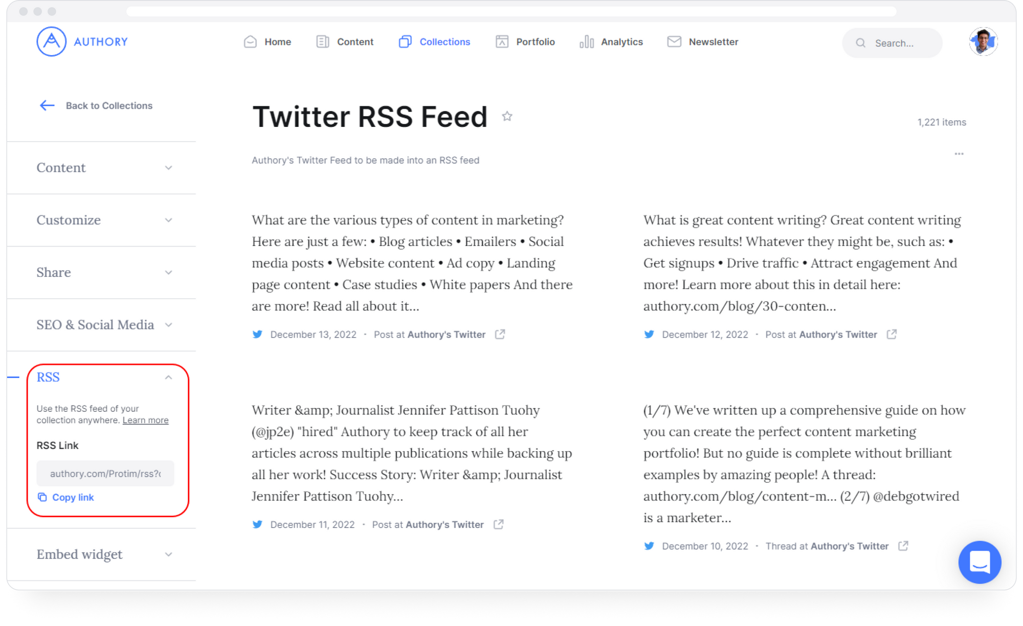 Create a Twitter RSS Feed With Upto 1000 Items (2023)