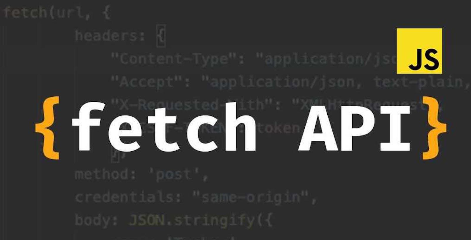 JS fetch: HTTP Caching instead of LocalStorage