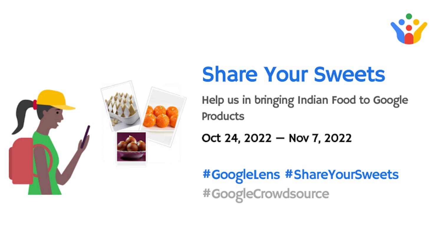Share Your Sweets by Google Crowdsource