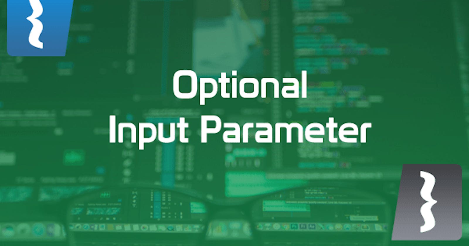 An argument for using Optional as input parameters