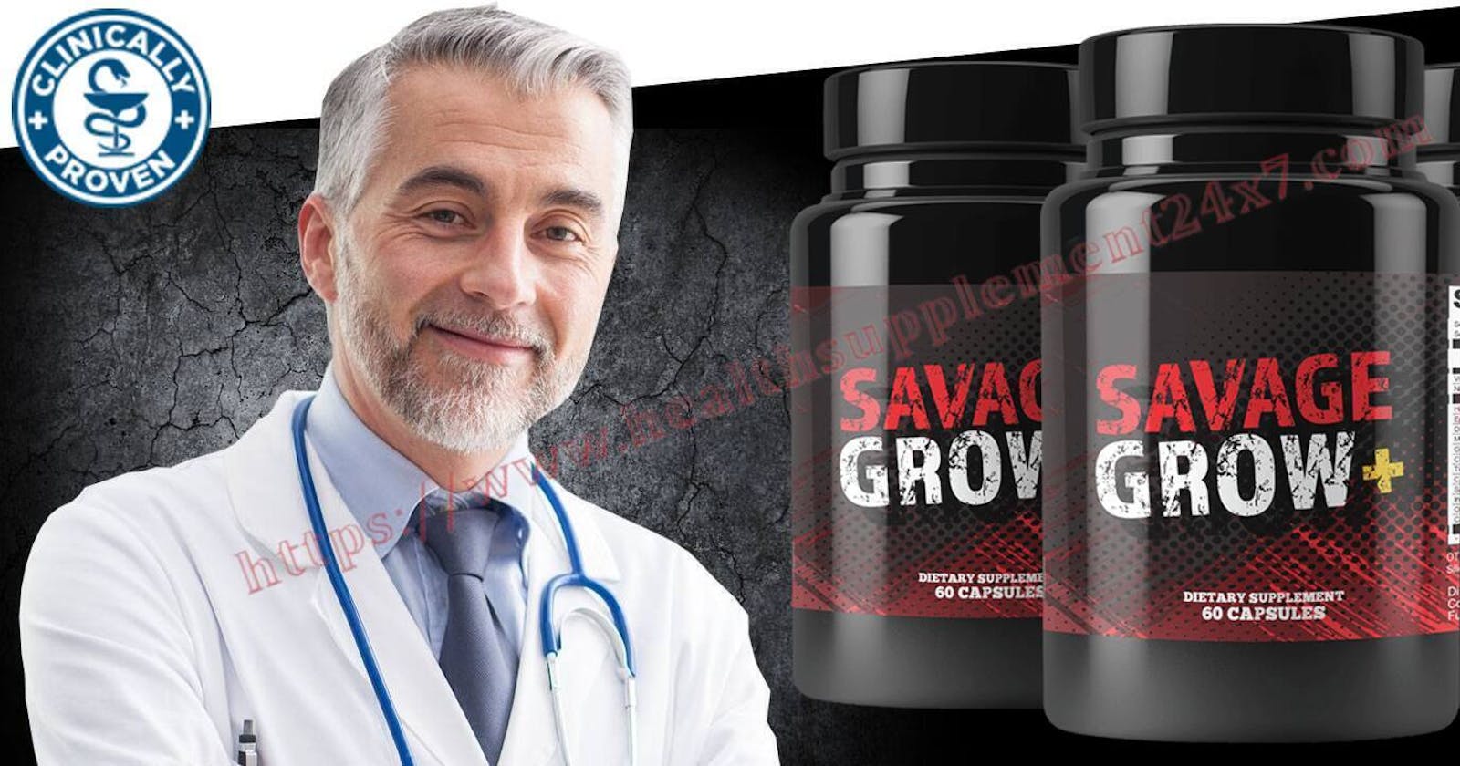 Savage Grow Plus #1 Premium Booster For Blood Flow, Longer Endurance, Larger Erection(WORK OR HOAX)