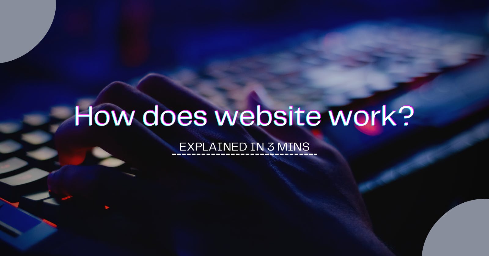 How does a website even work?