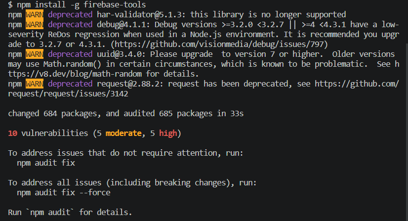 Installing the firebase tools | @pranjal-barnwal | Pranjal Blogs: pranjal-barnwal | Pranjal Kumar, Hazaribag Jharkhand | SWE Bentley Systems