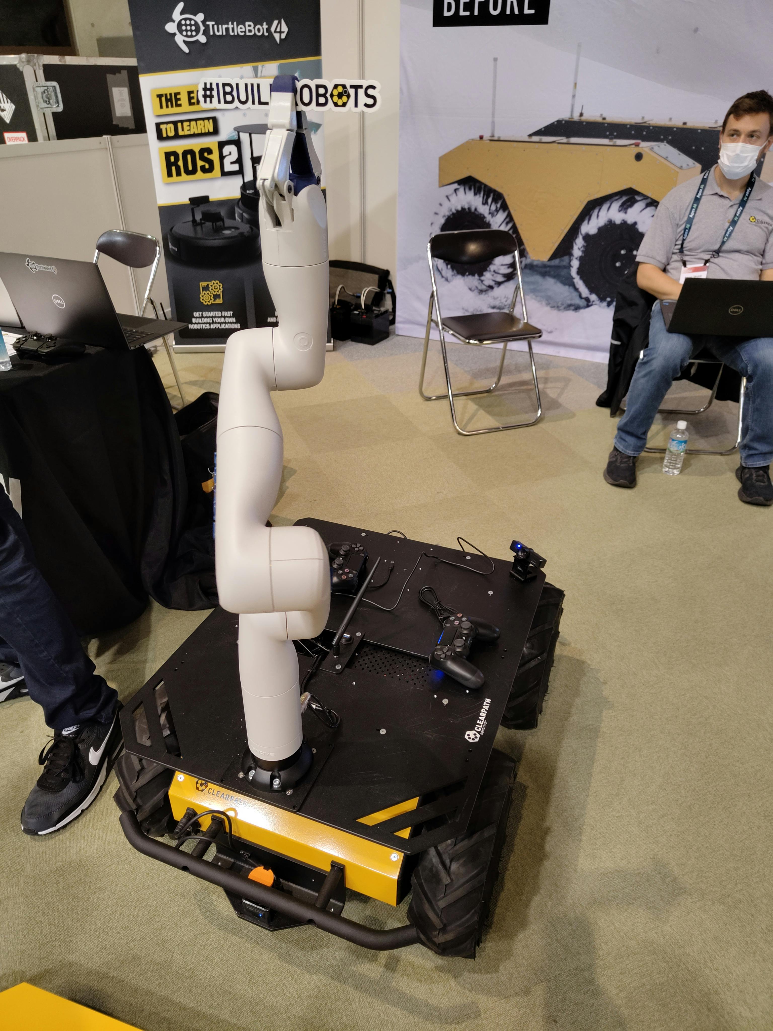 Clearpath Robotics Husky with a robot arm