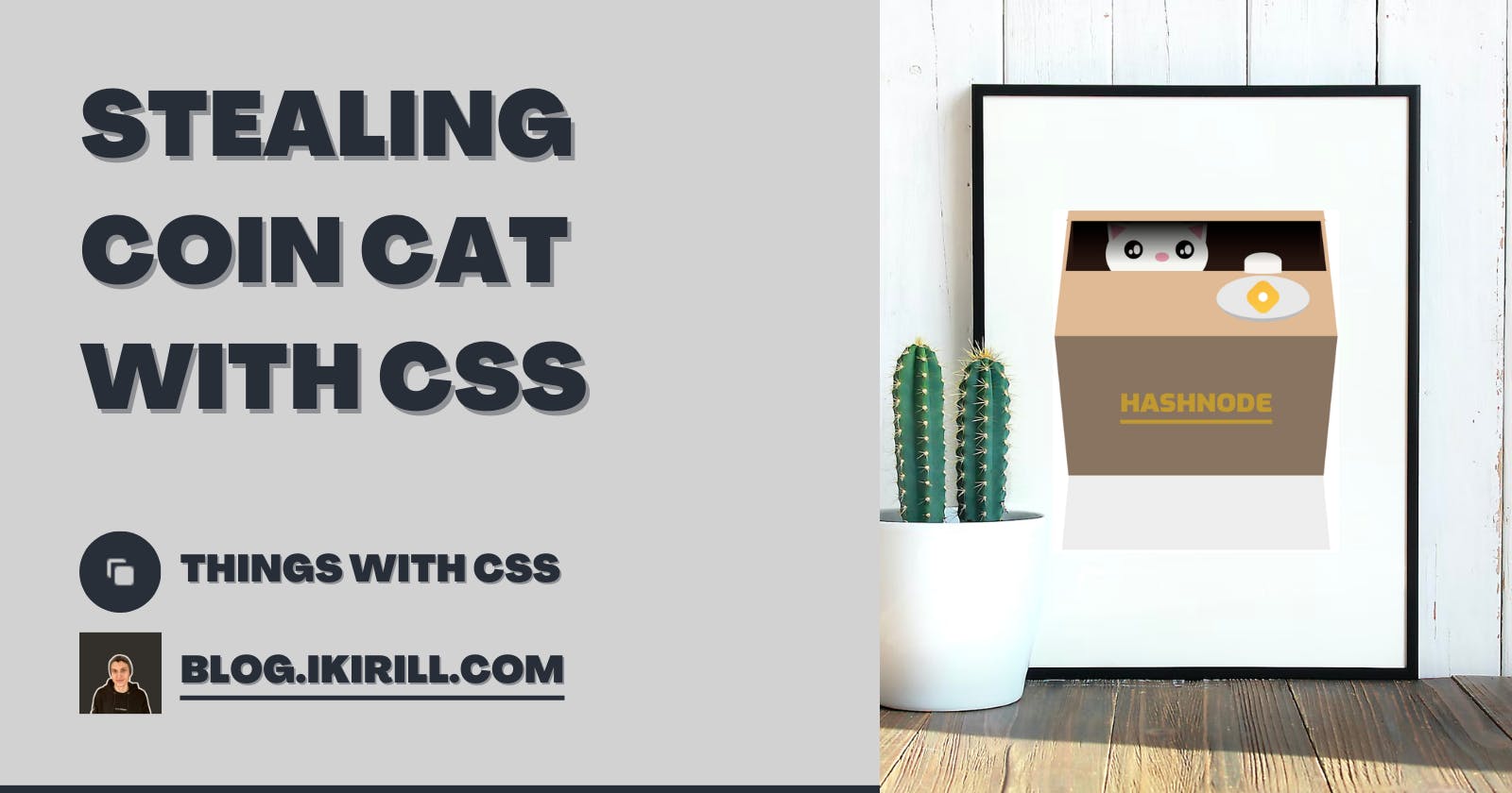 Stealing Coin Cat with CSS
