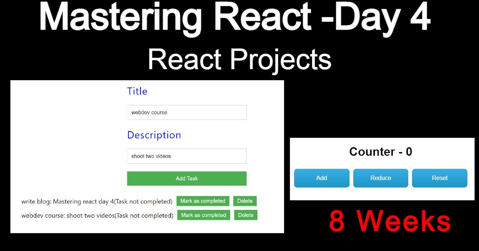 Mastering React in 8 weeks - Day 4