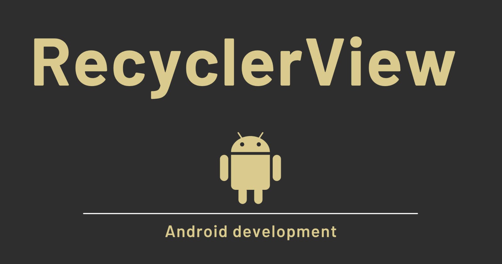 Android’de RecyclerView ve CardView Kullanımı
