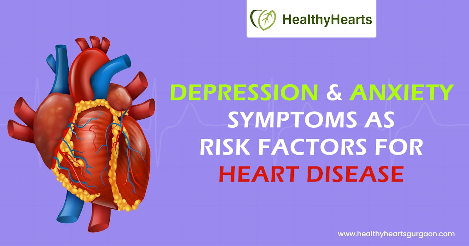 Depression and anxiety symptoms as risk factors for heart disease
