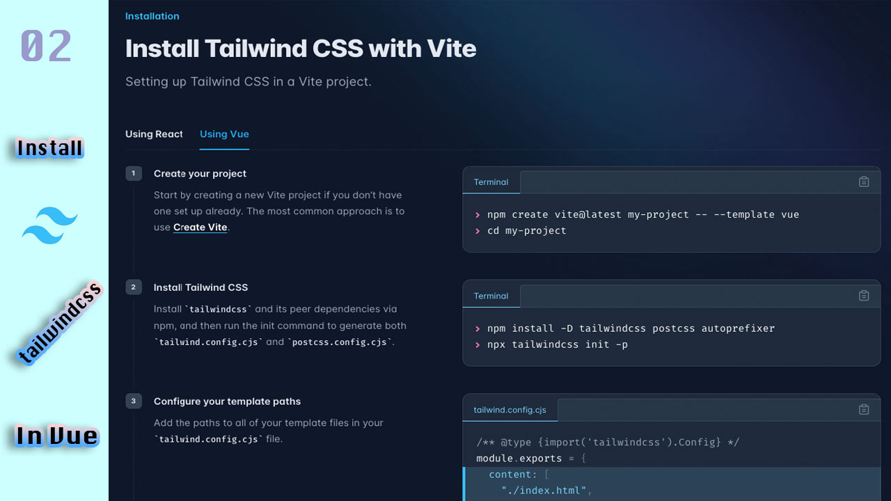 How To Install Tailwind CSS In Vue Bangla Tutorial