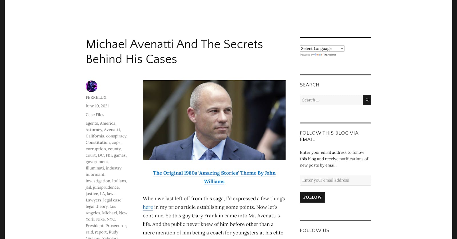 ☕Michael Avenatti And The Secrets Behind His Cases🏎