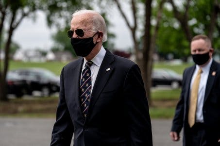 Biden, Masked Up, Out & About