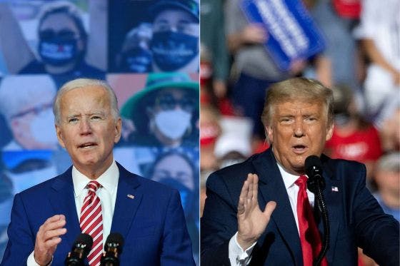 Biden vs Trump Campaign Contrast