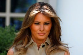 Melania Trump Out And About