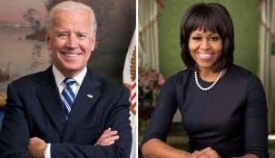 Joe Biden & Michelle Obama