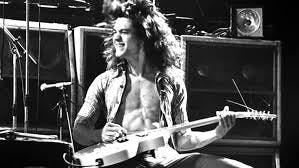 Eddie Van Halen Crouching & Playing