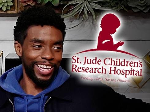 Chadwick Boseman Charity Work at St. Jude