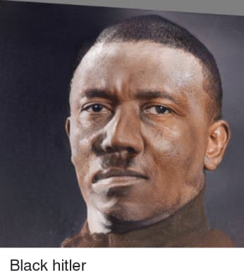 Black Hitler Imagery
