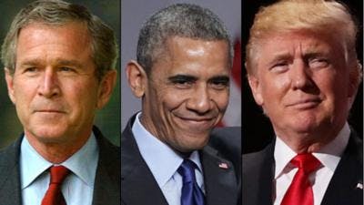 Bush Jr., Obama, & Trump