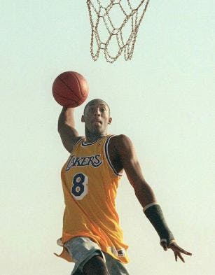 Young Kobe Bryant, Hoops