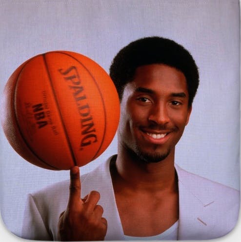 Young Kobe Bryant, Pose