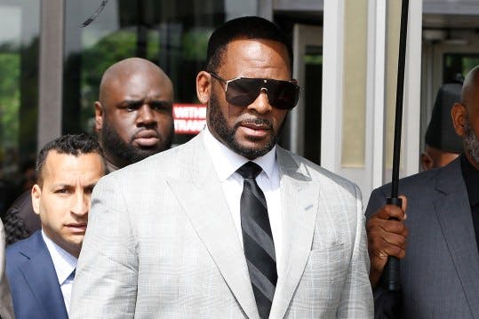 CHICAGO, ILLINOIS - JUNE 06: Singer R. Kelly leaves the Leighton Criminal Courthouse on June 06, 2019 in Chicago, Illinois. The singer appeared in front of a judge to face new charges of criminal sexual abuse. (Photo by Nuccio DiNuzzo/Getty Images)