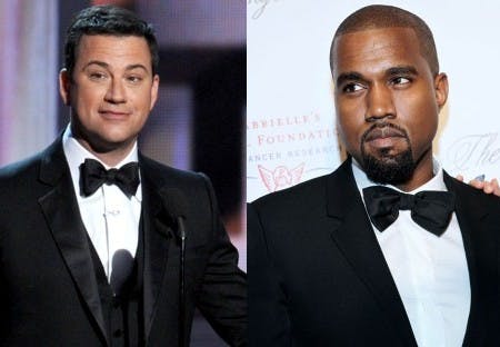 Comedian Jimmy Kimmel Vs Rapper Kanye West
