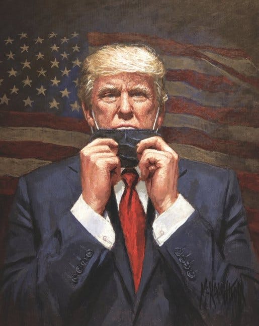 President Trump Art Covid-19 In America