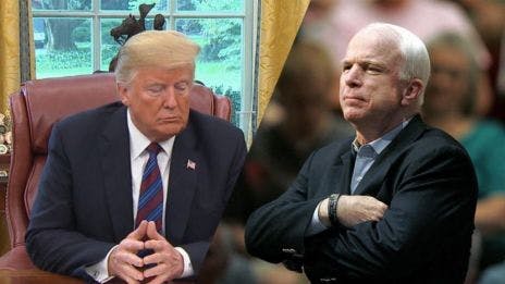 Donald Trump Against John McCain
