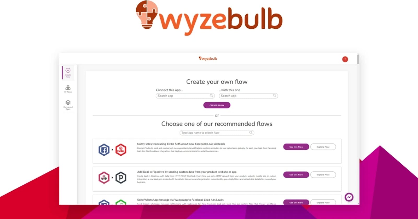 How To Create A Flow In Wyzebulb