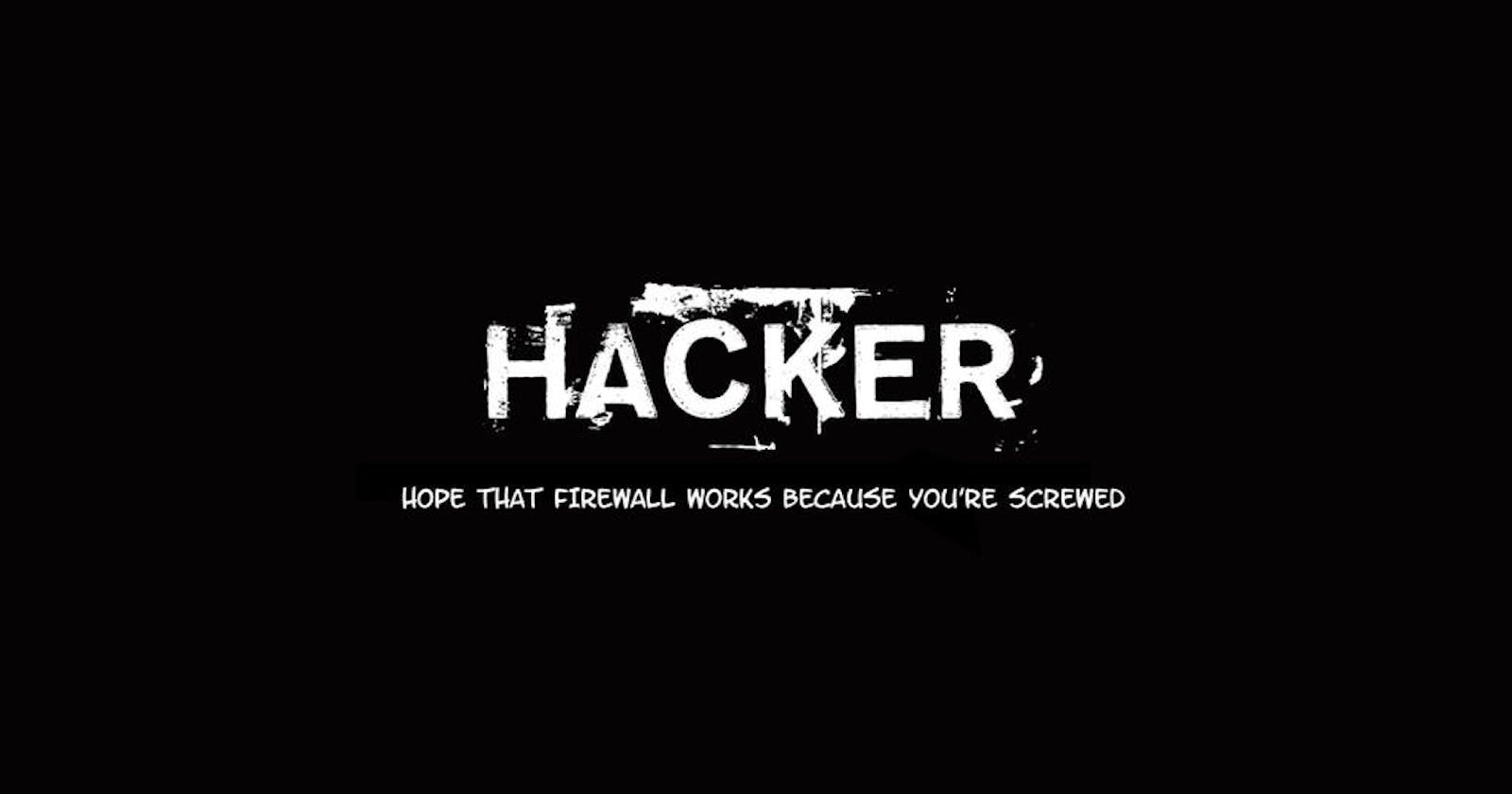 "In the mind of a Hacker"