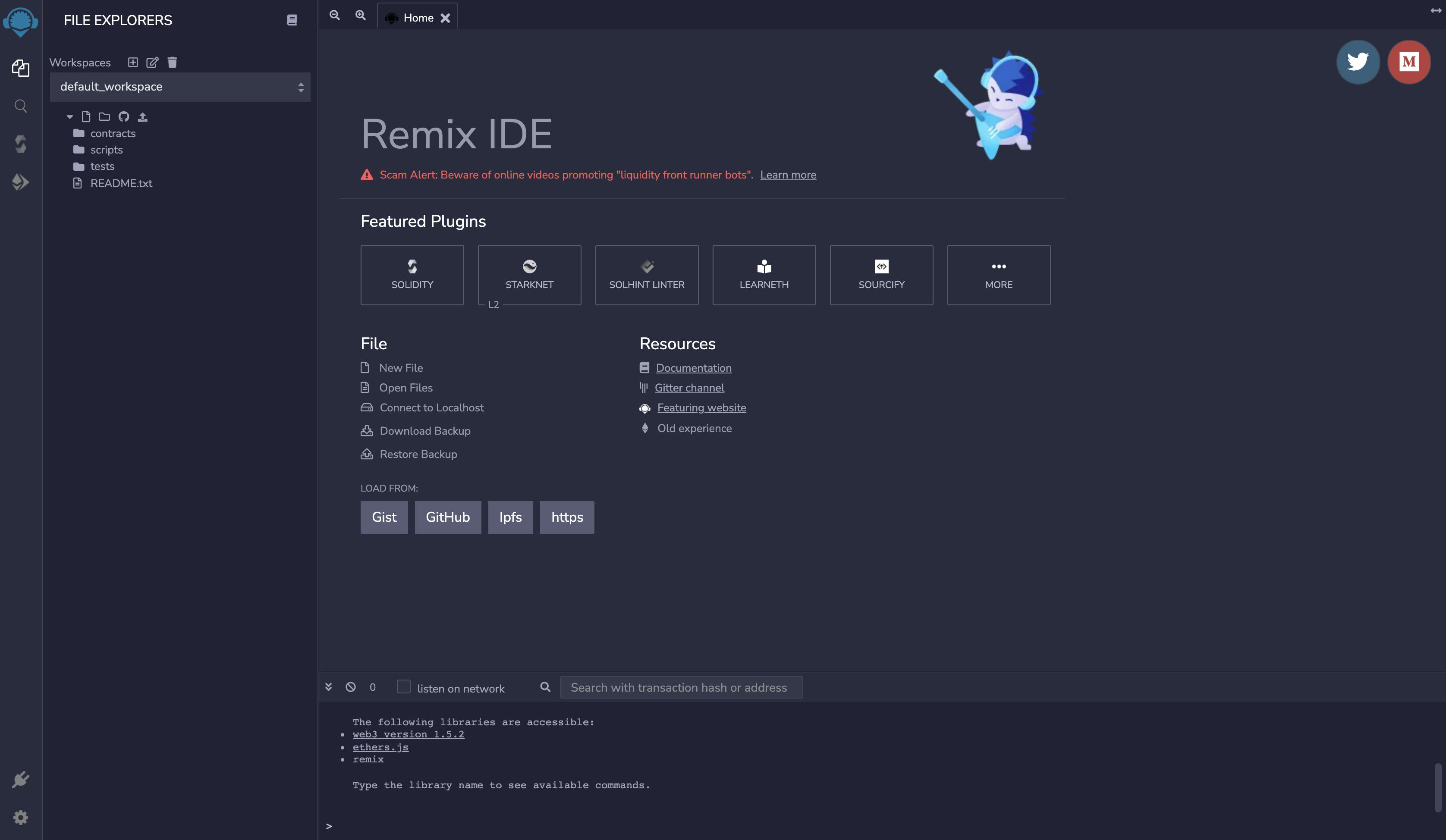 remix ide- Remix IDE Documentation