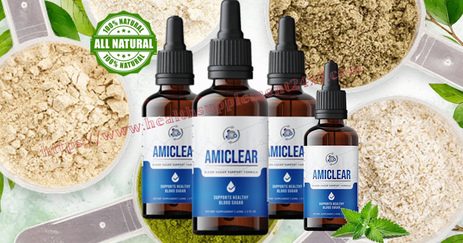 Amiclear Blood Sugar Formula Support Safely Made With Natural Ingredients[New Year Discount Upto 75%](Safe Or Reckless)