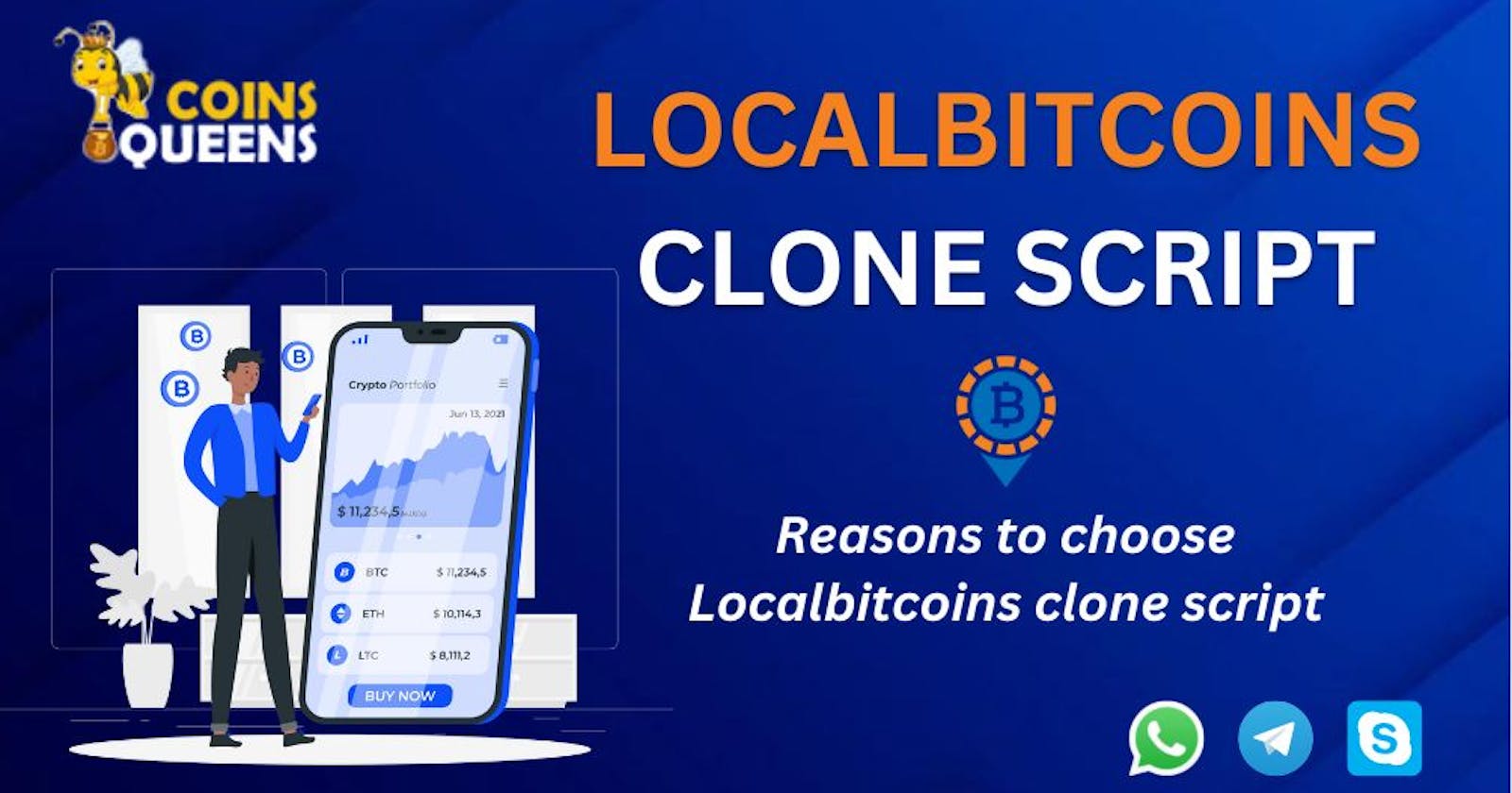 Top 10 reasons to choose Localbitcoins clone script for your crypto exchange