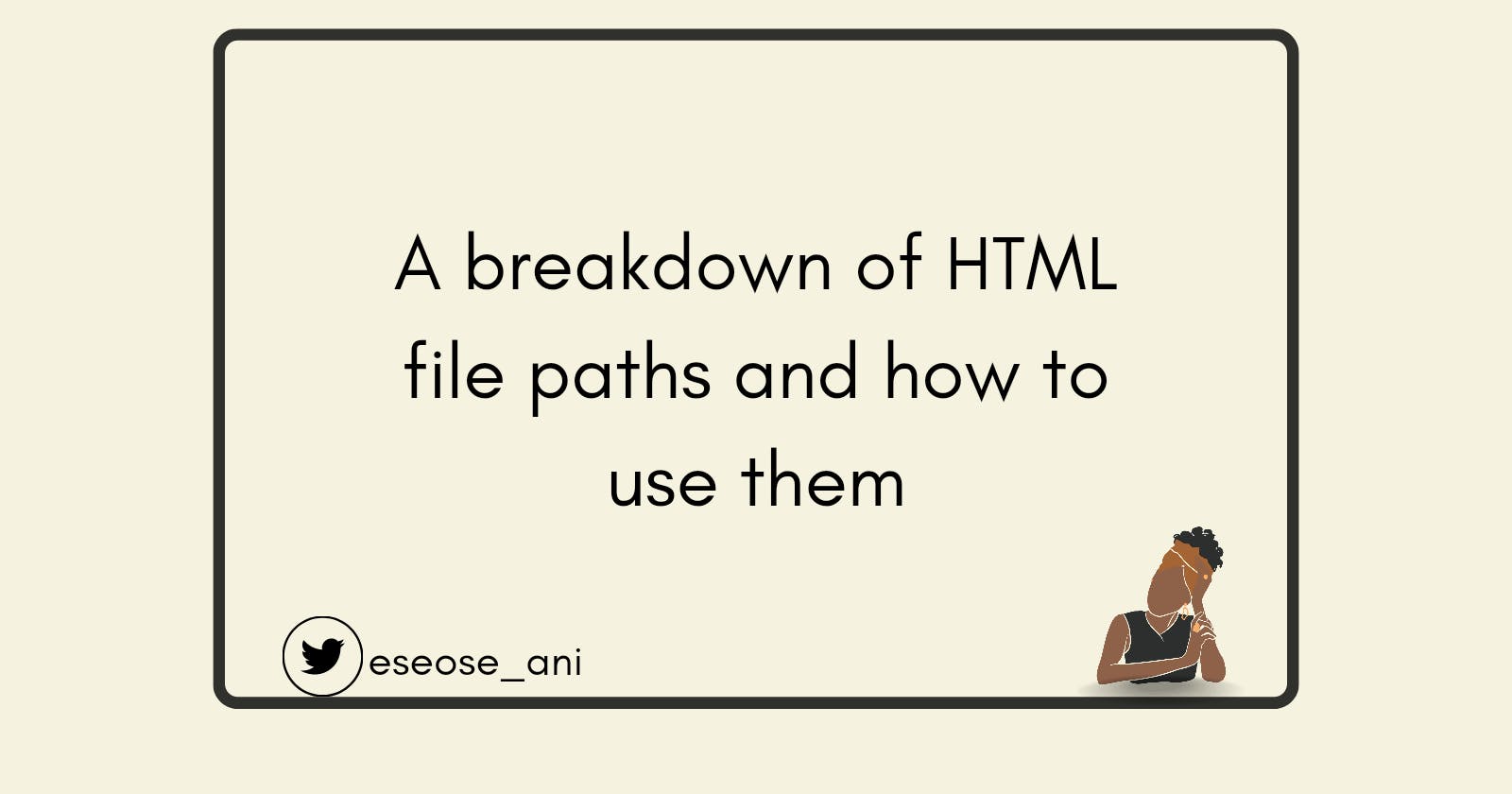 A breakdown of HTML file paths and how to use them