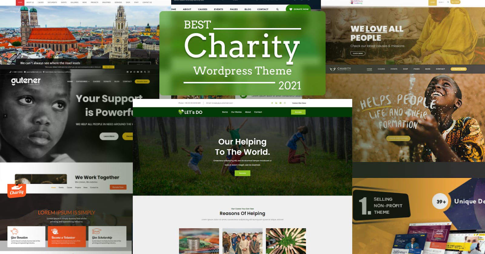 10 Best Charity WordPress Themes For Charity Websites