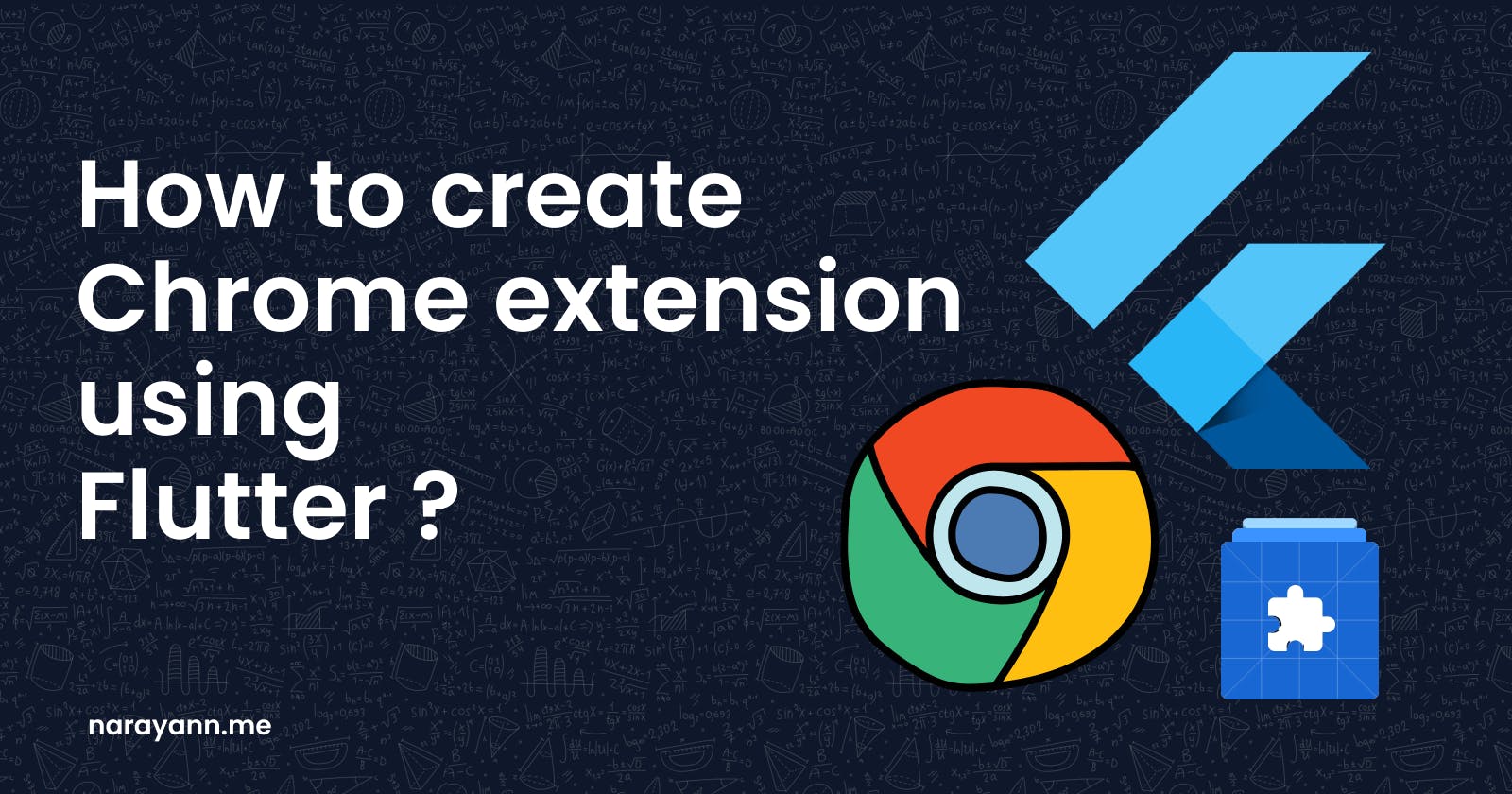 How to create Chrome extension using Flutter?