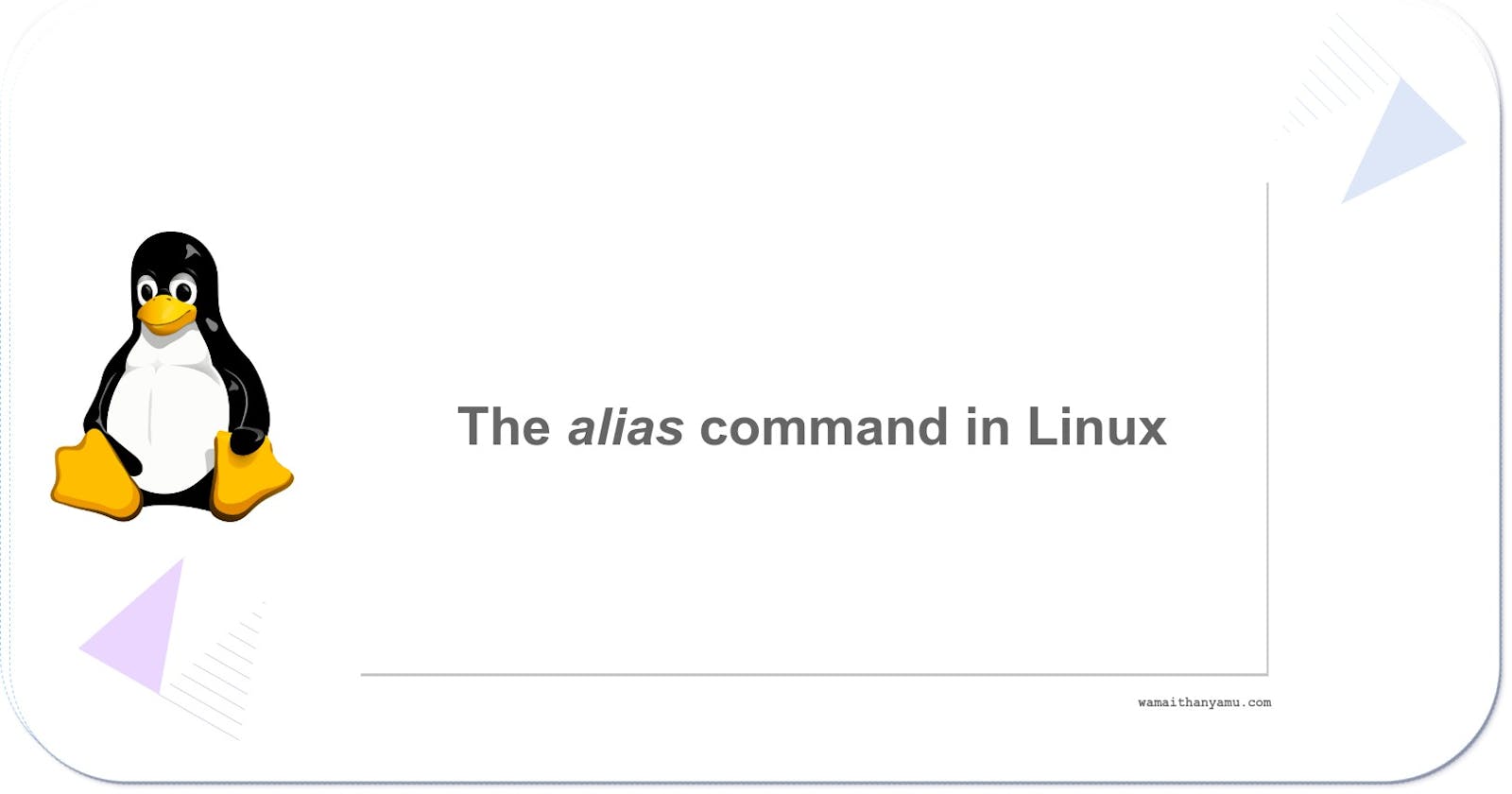 alias  commands in Linux