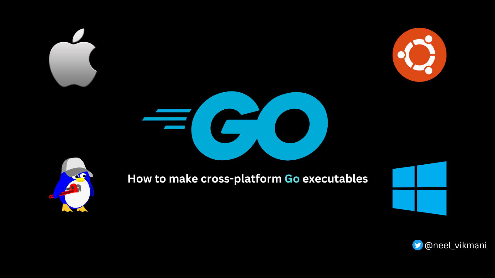 Build cross-platform executables in Go