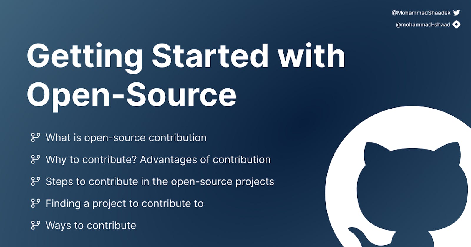 Getting Started with Open-Source