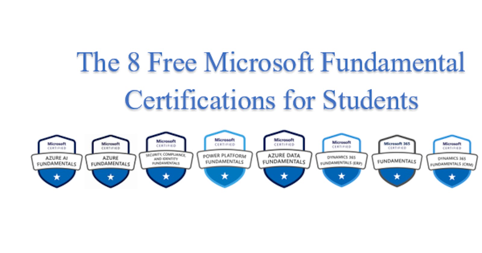 The 8 Free Microsoft Fundamental certifications for students