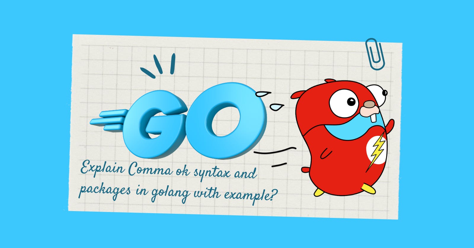 Comma ok syntax and packages in Go with examples #2
